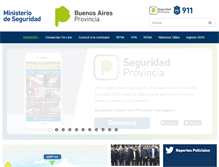 Tablet Screenshot of mseg.gba.gov.ar
