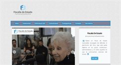 Desktop Screenshot of fiscalia.gba.gov.ar